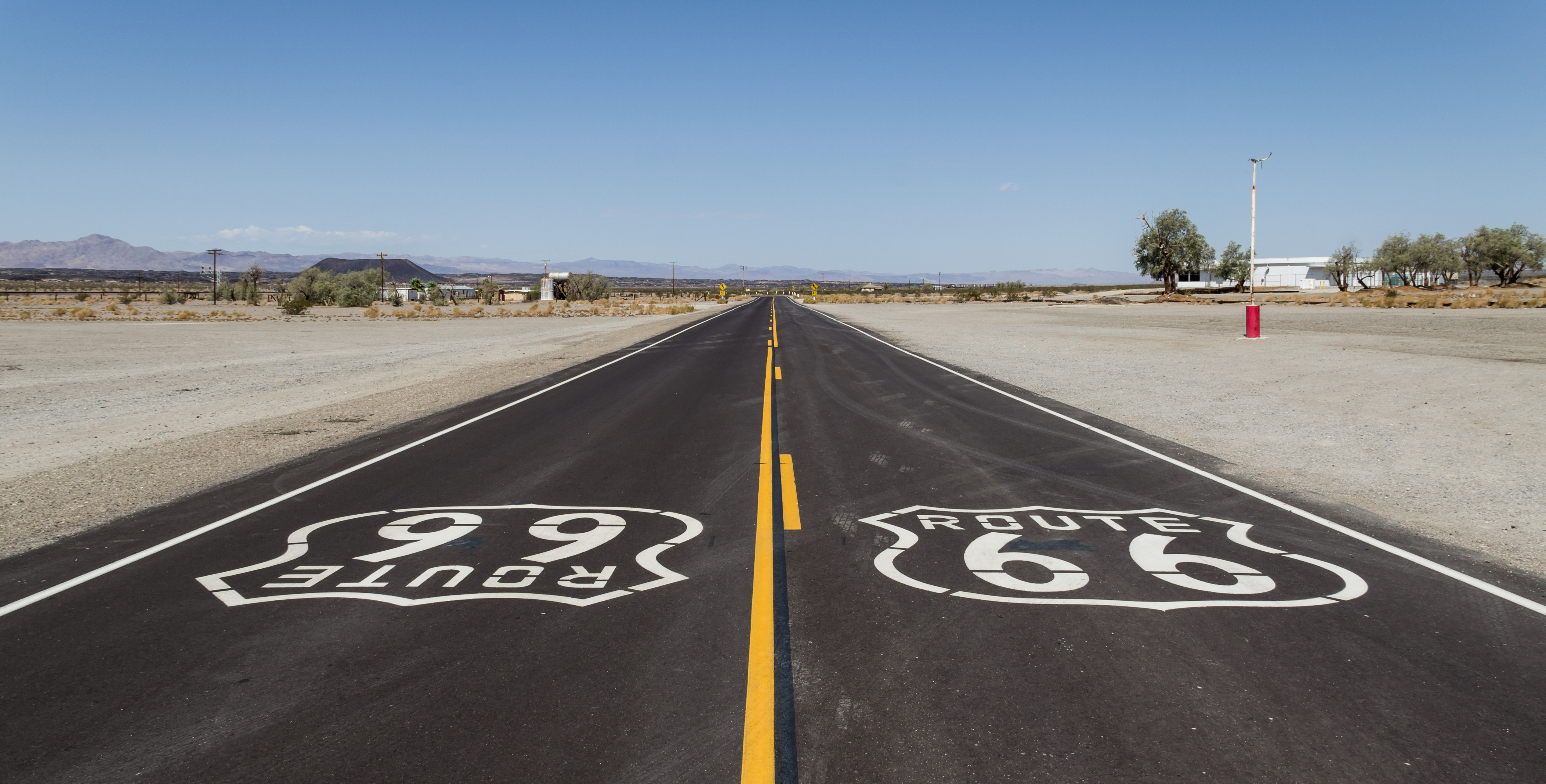 Amboy, Kalifornien, USA, Hist. Route 66