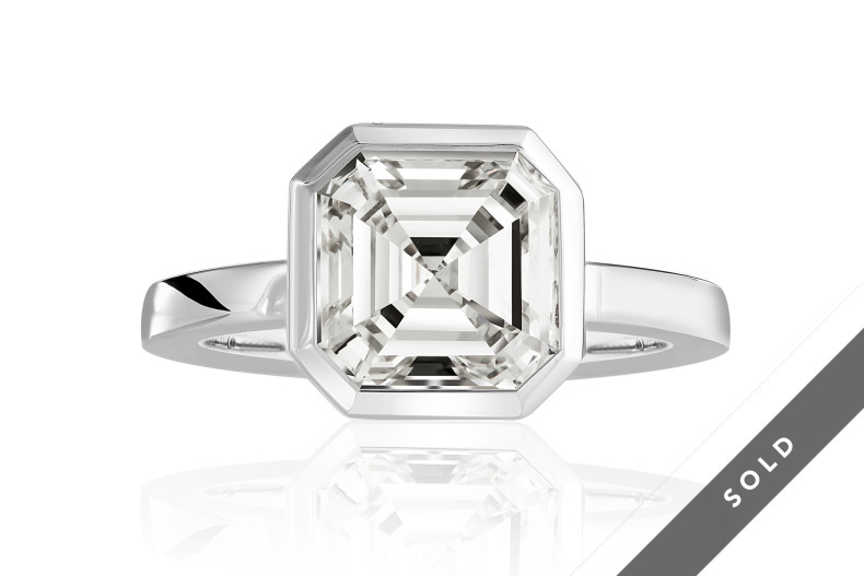 Diamantring - Asscher Cut