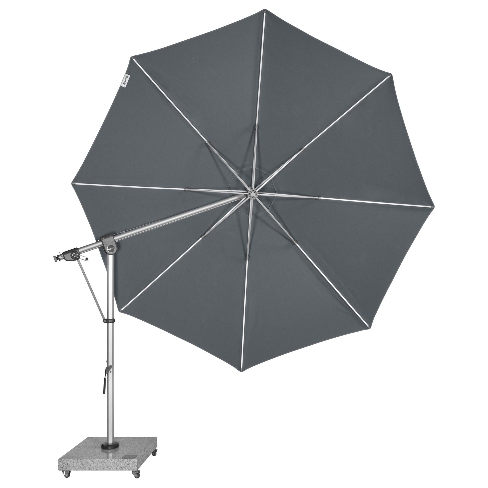 Einzigartiges mit Stil Sonnenschirm von doppler Expert Pendelschirm