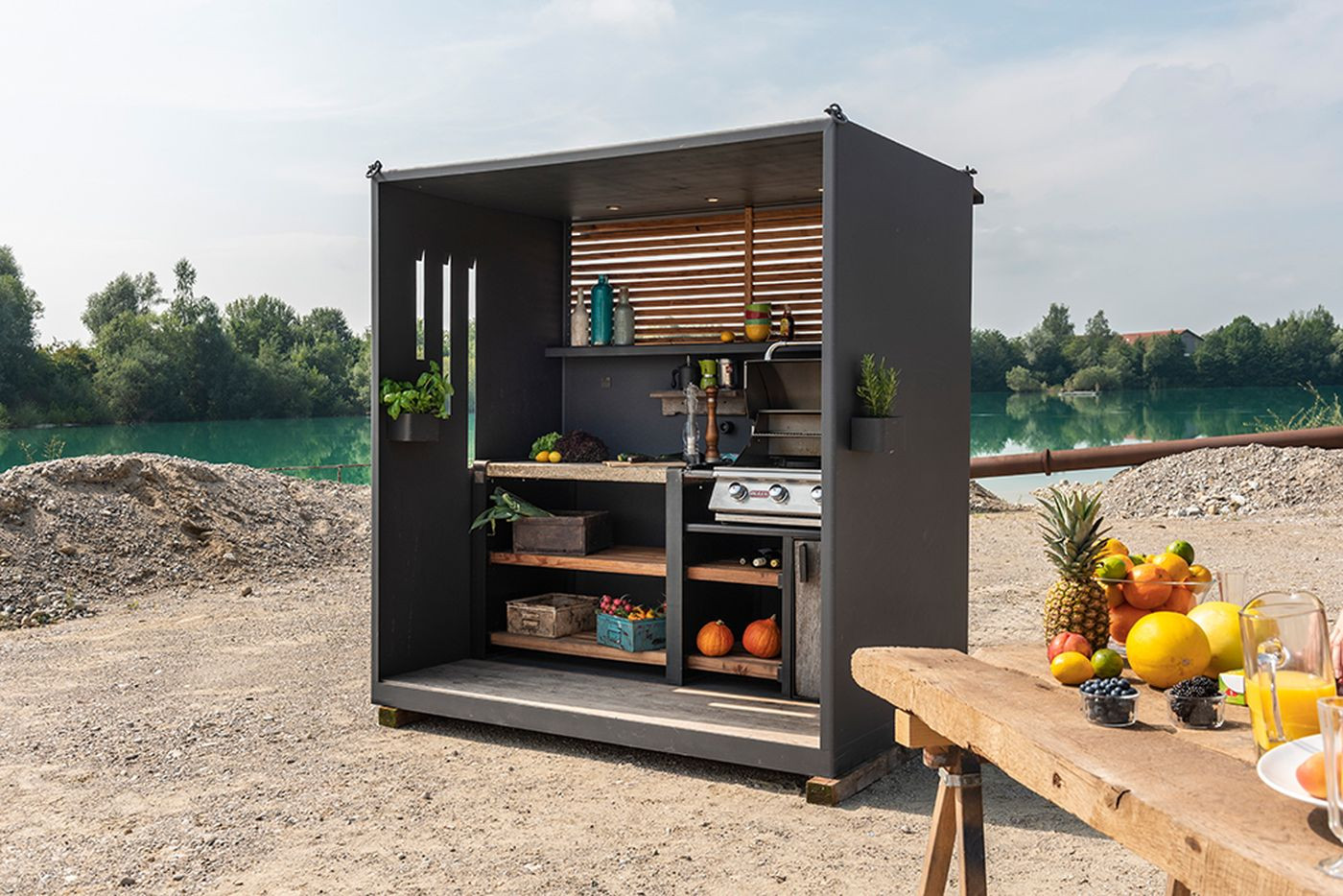 Einzigartiges mit Stil DIE OutdoorKüche Der BBQube® bei UNIKATOO