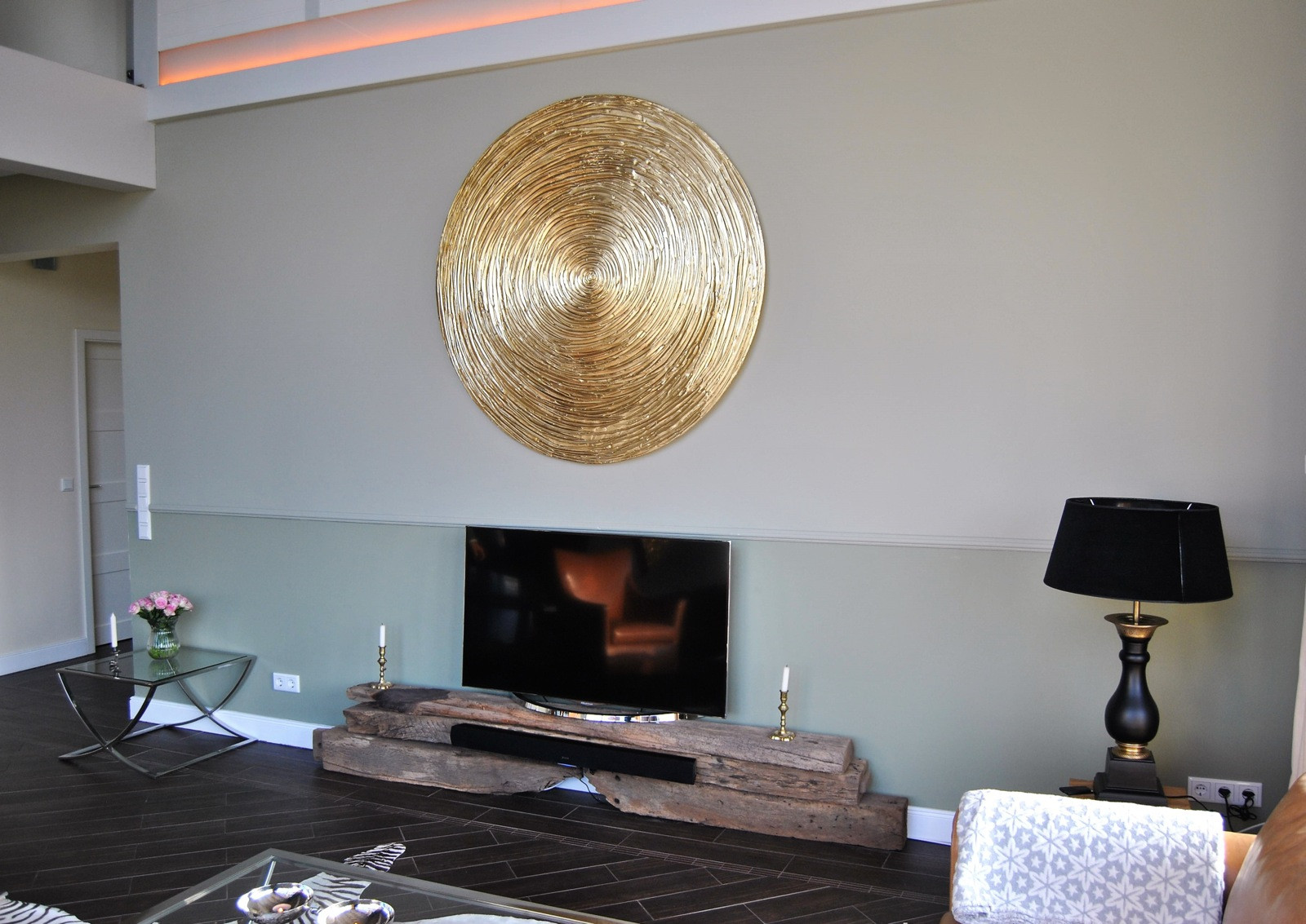 Einzigartiges Mit Stil Designobjekt Edelblute Gold By Kathrin