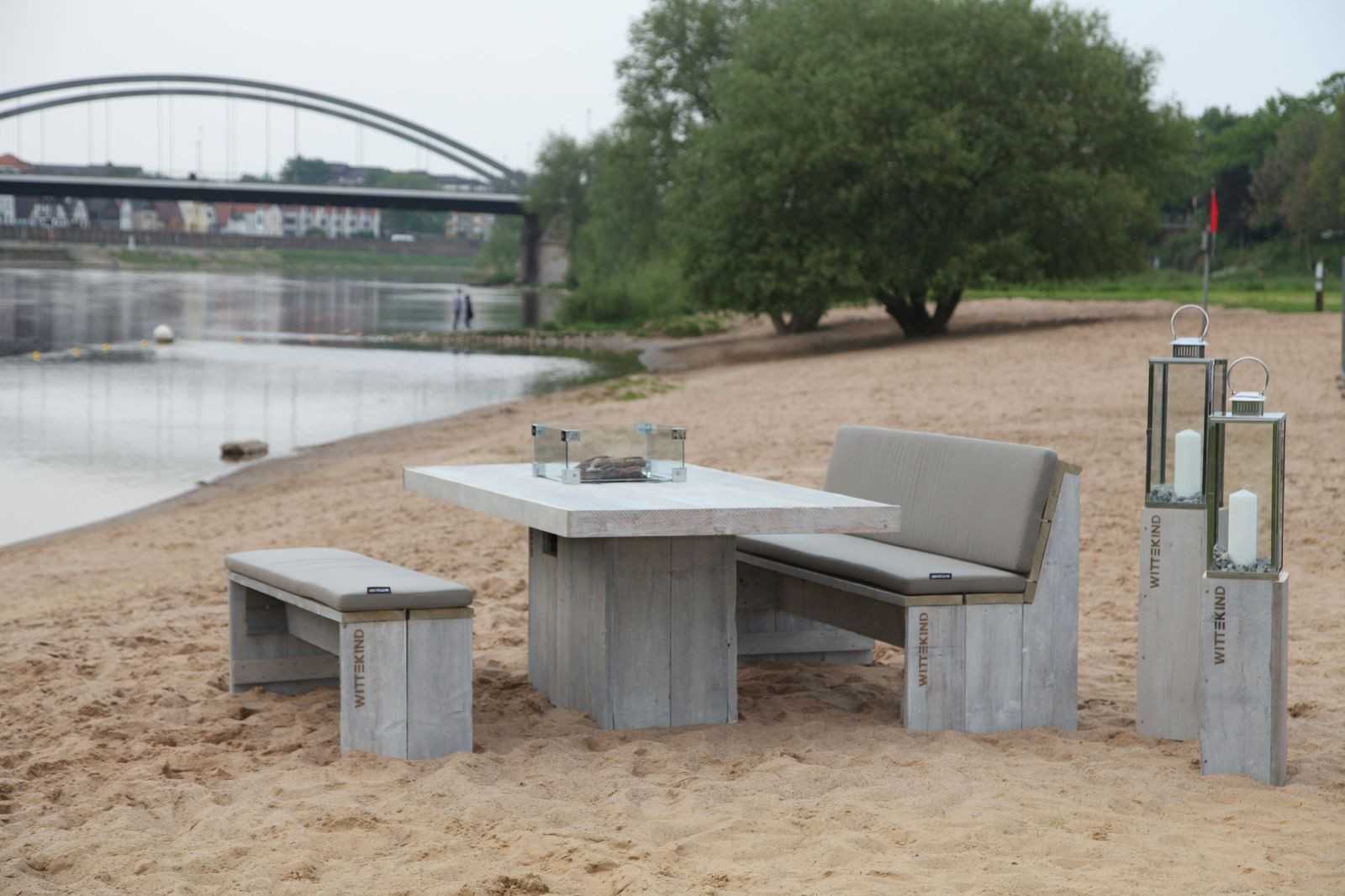 Einzigartiges Mit Stil Outdoortisch Grosser Feuertisch Wittekind Bei Unikatoo