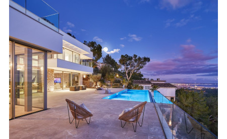 Neubau Luxusvilla in Son Vida – Perfektion bis ins kleinste Detail mit traumhaften Palma Blick