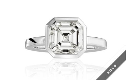 Diamantring - Asscher Cut