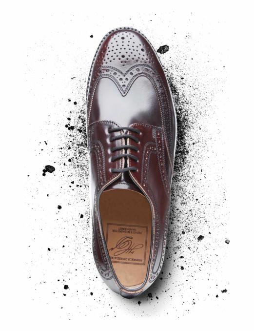 London Full - Brogue C braun Draufsicht