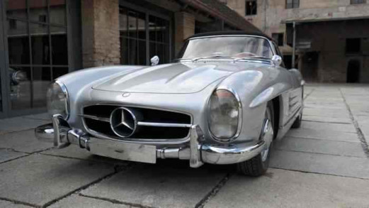 Mercedes-Benz 300 SL Roadster - 1959 silber DB180