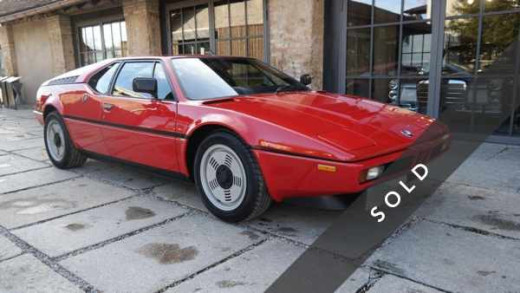 BMW M1, rot - sold -k