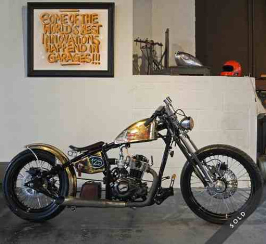 125ccm custom bike new arrivals