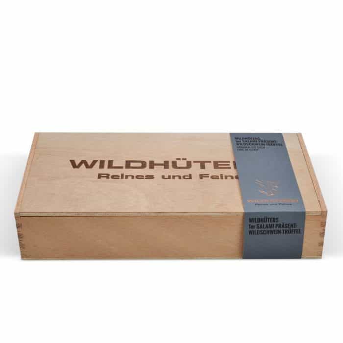 Wildschwein Salami und Messer Präsent 3