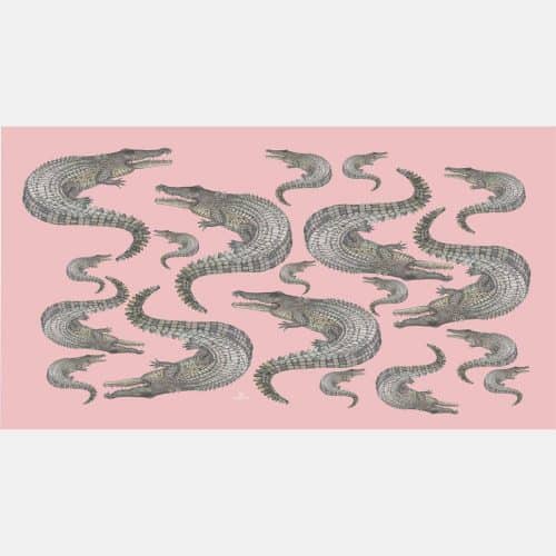 Crocodile Scarf rose 19