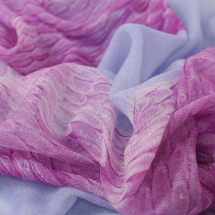 Snake Scarf blue-pink 3