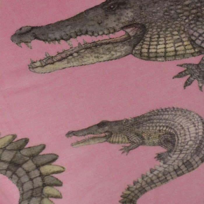 Crocodile Scarf rose 7