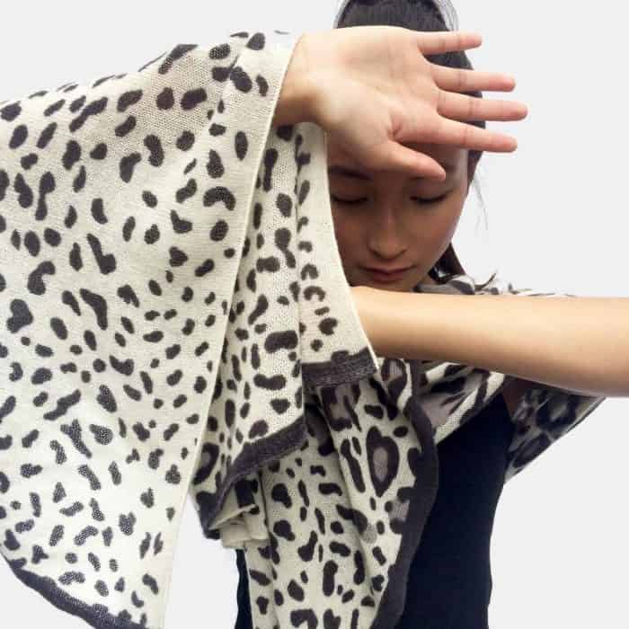 Snow Leopard Scarf 2