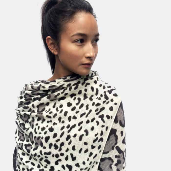 Snow Leopard Scarf 3