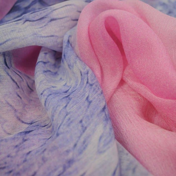 Snake Scarf pink-blue 3