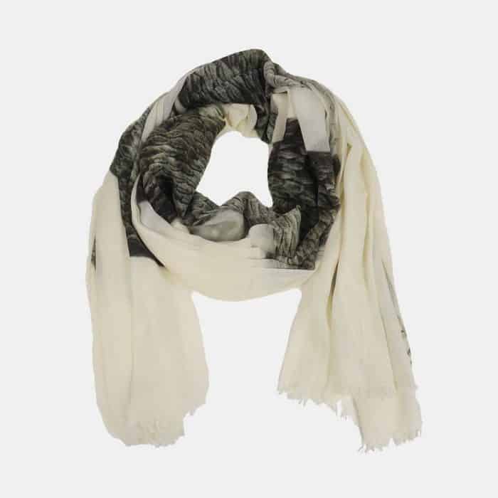 Snake Scarf weiss 2